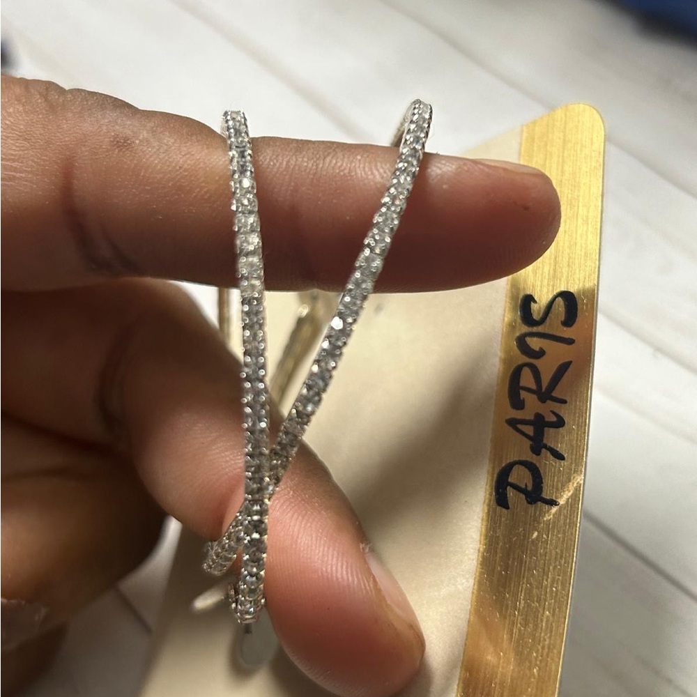 Elegant Silver Hoop Earrings